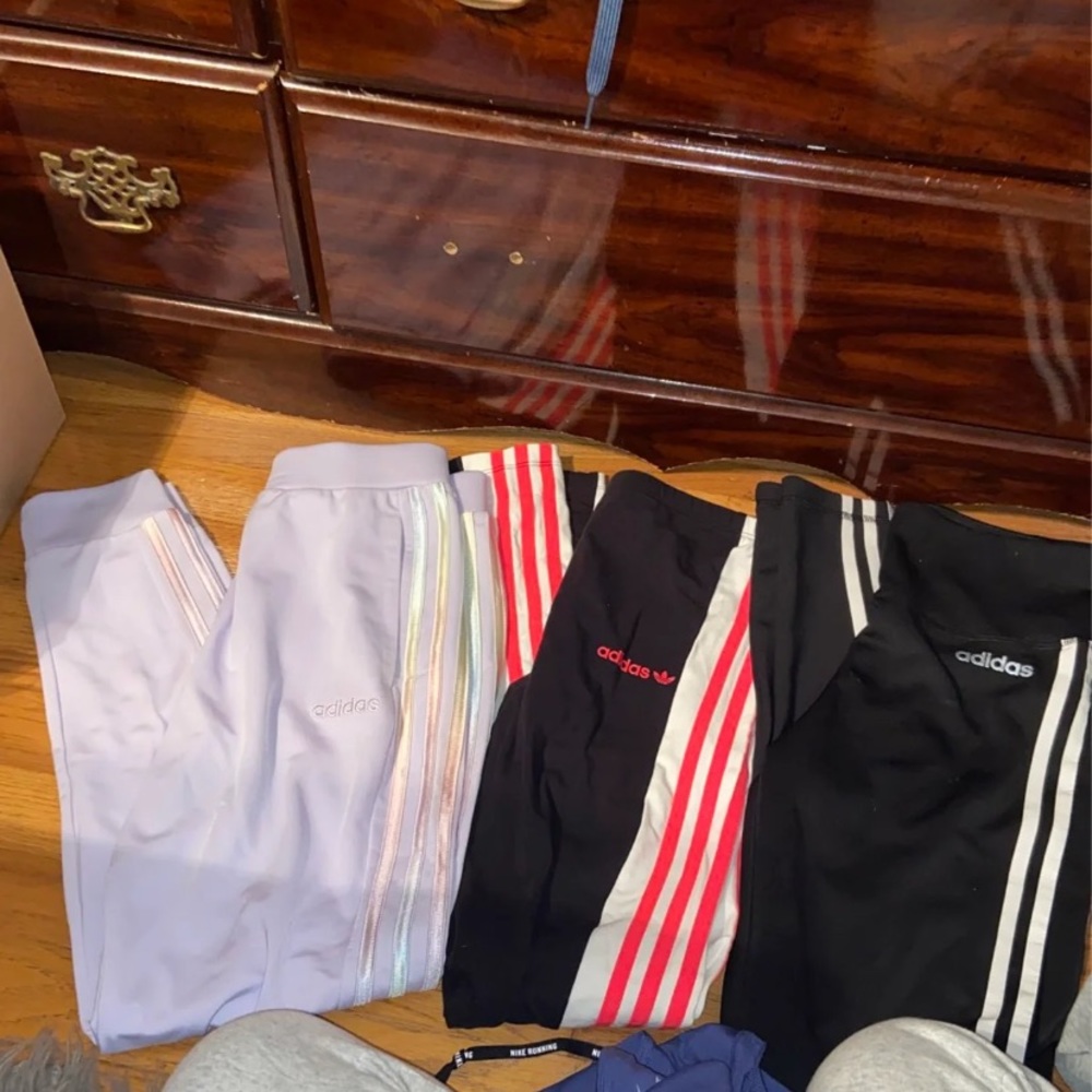Adidas 3 stripe leggings bundle